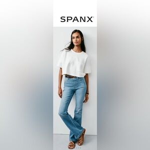 Spanx Flare Jeans In Color Stonewashed Blue size S new condition